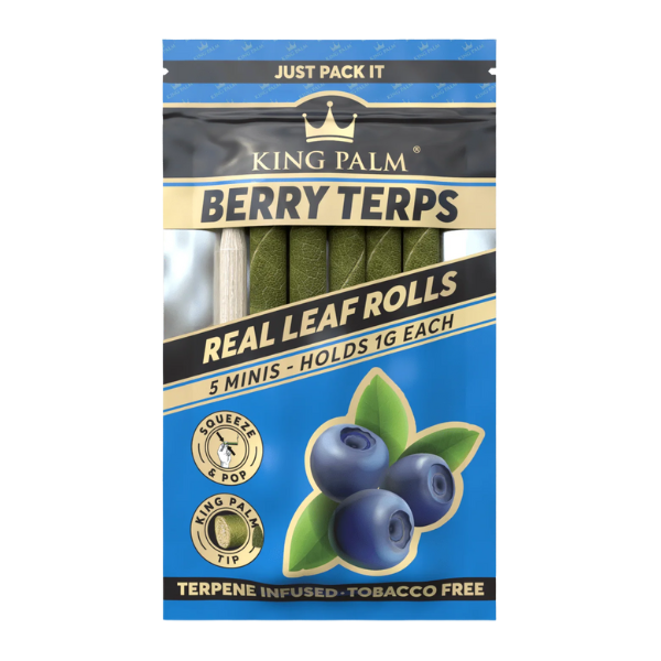 King Palm Flavor 5pk Rolls / Mini / Berry Terps